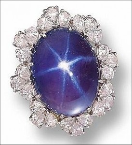 Blue Star Sapphire Stone